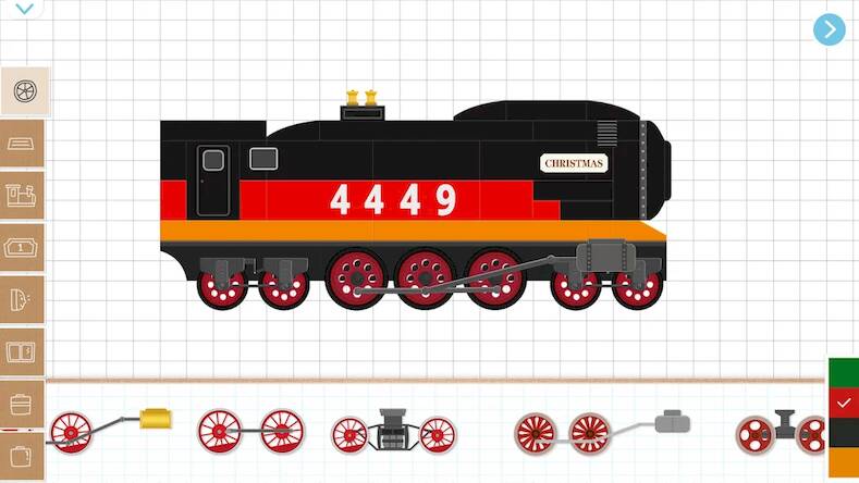 Скачать взломанную Рождественский поезд для детей [Много монет] MOD apk на Андроид