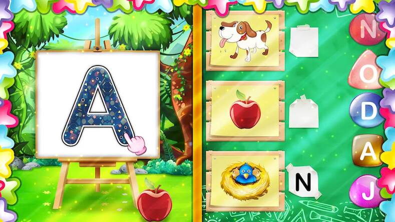 Скачать взломанную ABC Alphabet Learning For Kids [Бесплатные покупки] MOD apk на Андроид