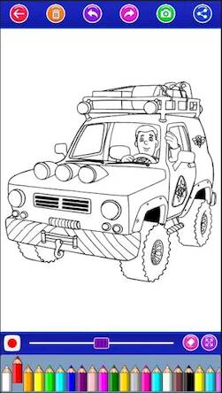 Скачать взломанную Firefighter Coloring Book : Sa [Мод меню] MOD apk на Андроид