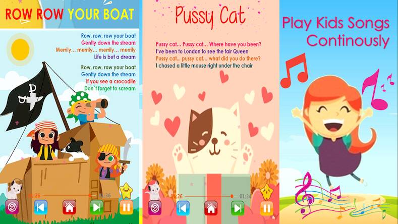 Скачать взломанную Nursery Rhymes - Kids Songs [Много монет] MOD apk на Андроид
