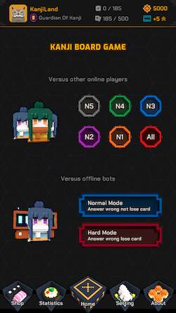 Скачать взломанную Kanji Land - JLPT Kanji Learni [Много монет] MOD apk на Андроид