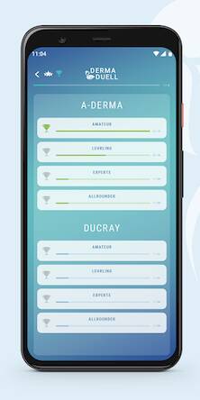 Скачать взломанную DermaDuell [Много монет] MOD apk на Андроид
