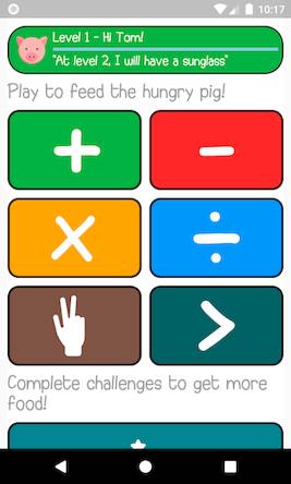 Скачать взломанную Kids Math: Naughty Pig [Мод меню] MOD apk на Андроид