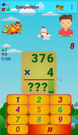 Скачать взломанную 4 Operations Math Game [Много монет] MOD apk на Андроид