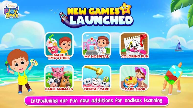 Скачать взломанную FirstCry PlayBees - Baby Games [Мод меню] MOD apk на Андроид