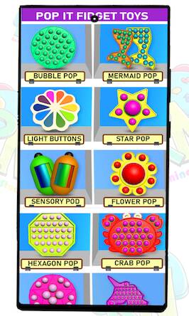 Скачать взломанную Poppit Game: Pop it Fidget Toy [Мод меню] MOD apk на Андроид