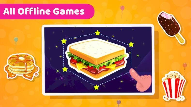 Скачать взломанную Kids Offline Preschool Games [Бесплатные покупки] MOD apk на Андроид