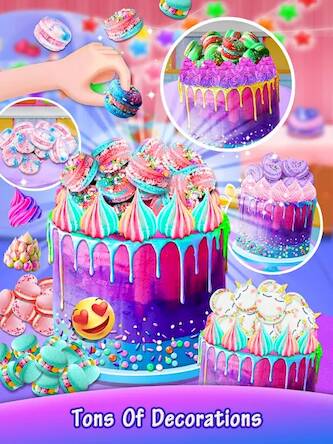 Скачать взломанную Galaxy Unicorn Cake [Много денег] MOD apk на Андроид